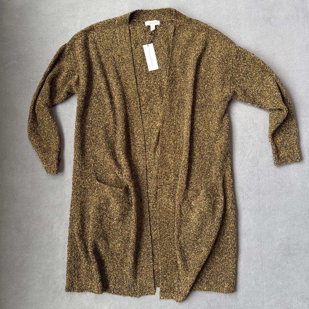 NWT Treasure &‎ Bond Cardigan Open Front Boucle Long Cotton Blend Sz Small